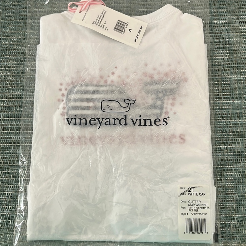 NWT Vineyard Vines 2T Americana 4th of July T-shirt